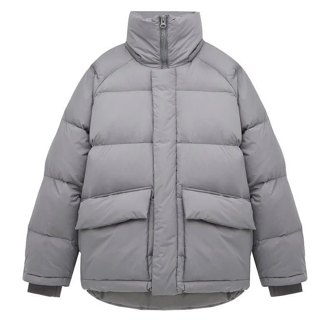 Короткая куртка мужская SHU тёмно-серая