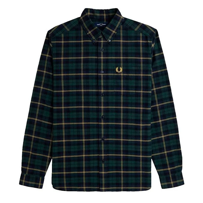 Рубашка Fred Perry Oxford Tartan Shirt