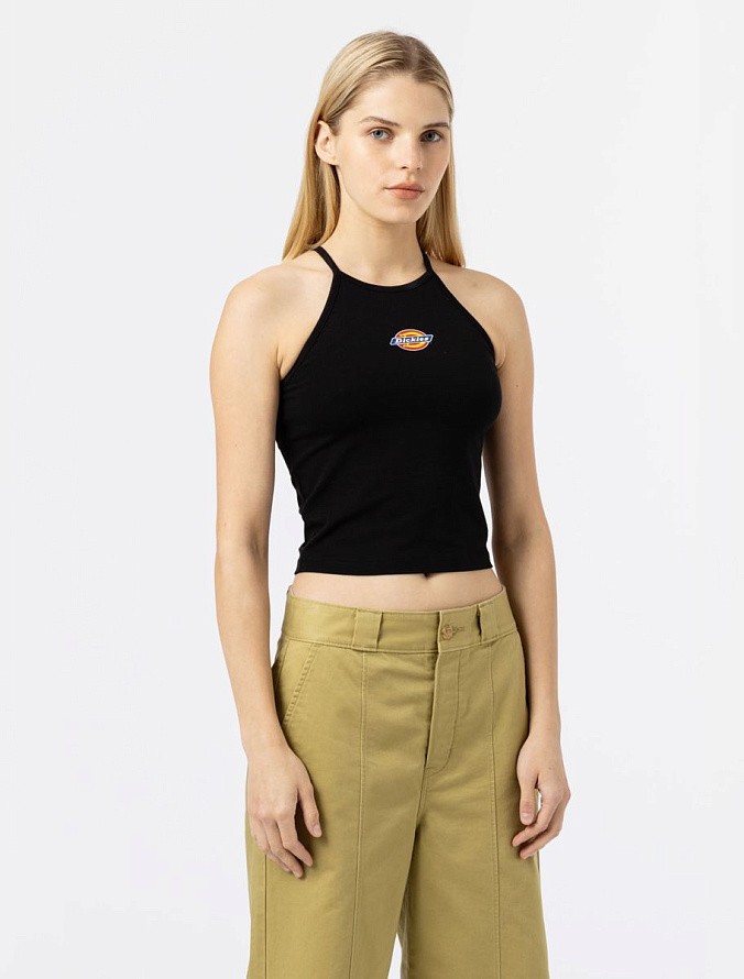 Топ женский Dickies Chain Lake Vest Tank Black