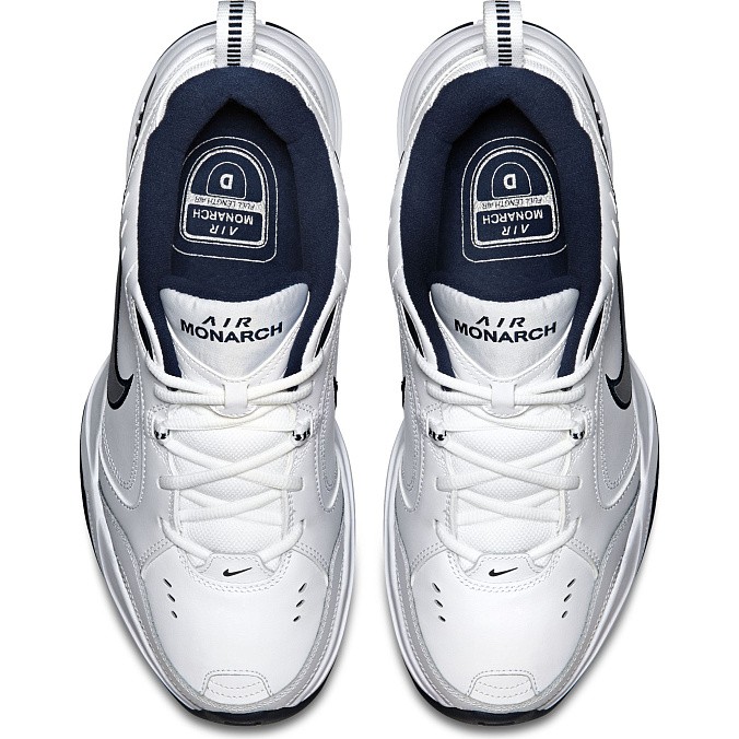 Кроссовки Nike Air Monarch IV White/Metallic Silver