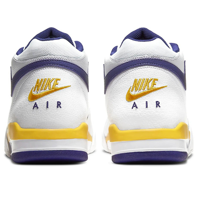Кроссовки Nike Flight Legacy Lakers White/University Gold/Regency Purple