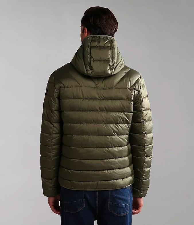 Куртка Napapijri Aerons Short Jacket Adjustable Hood Green Lichen