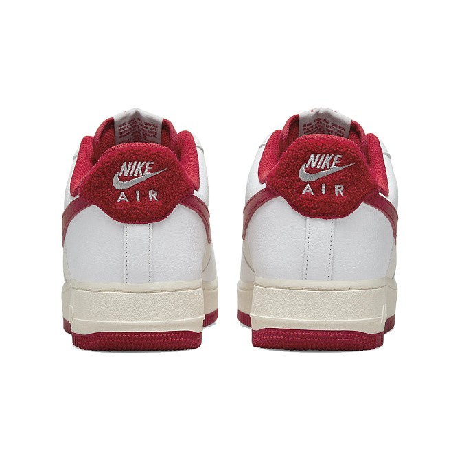 Кроссовки Nike Air Force 1 '07 LV8 White/Gym Red/Sail/White